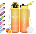 Water Bottle, 500 ml, Leak-proof with Time Marking